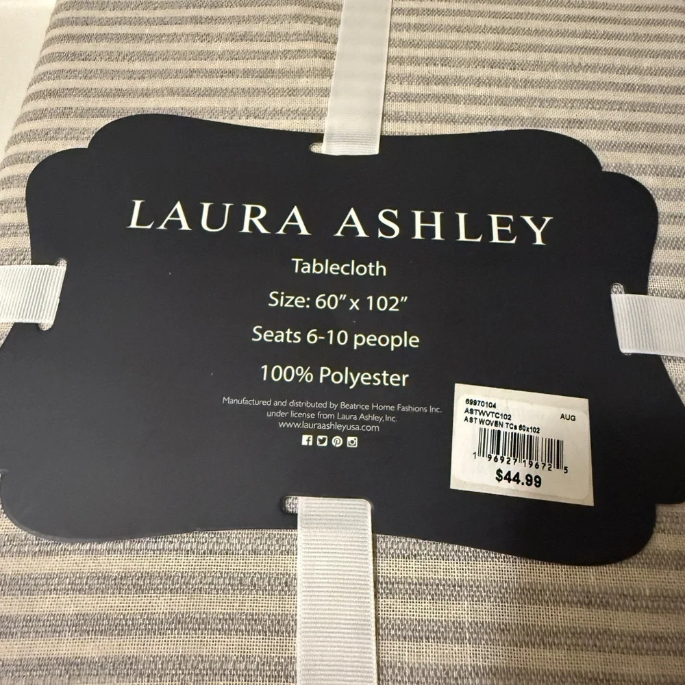 Laura Ashley chic striped